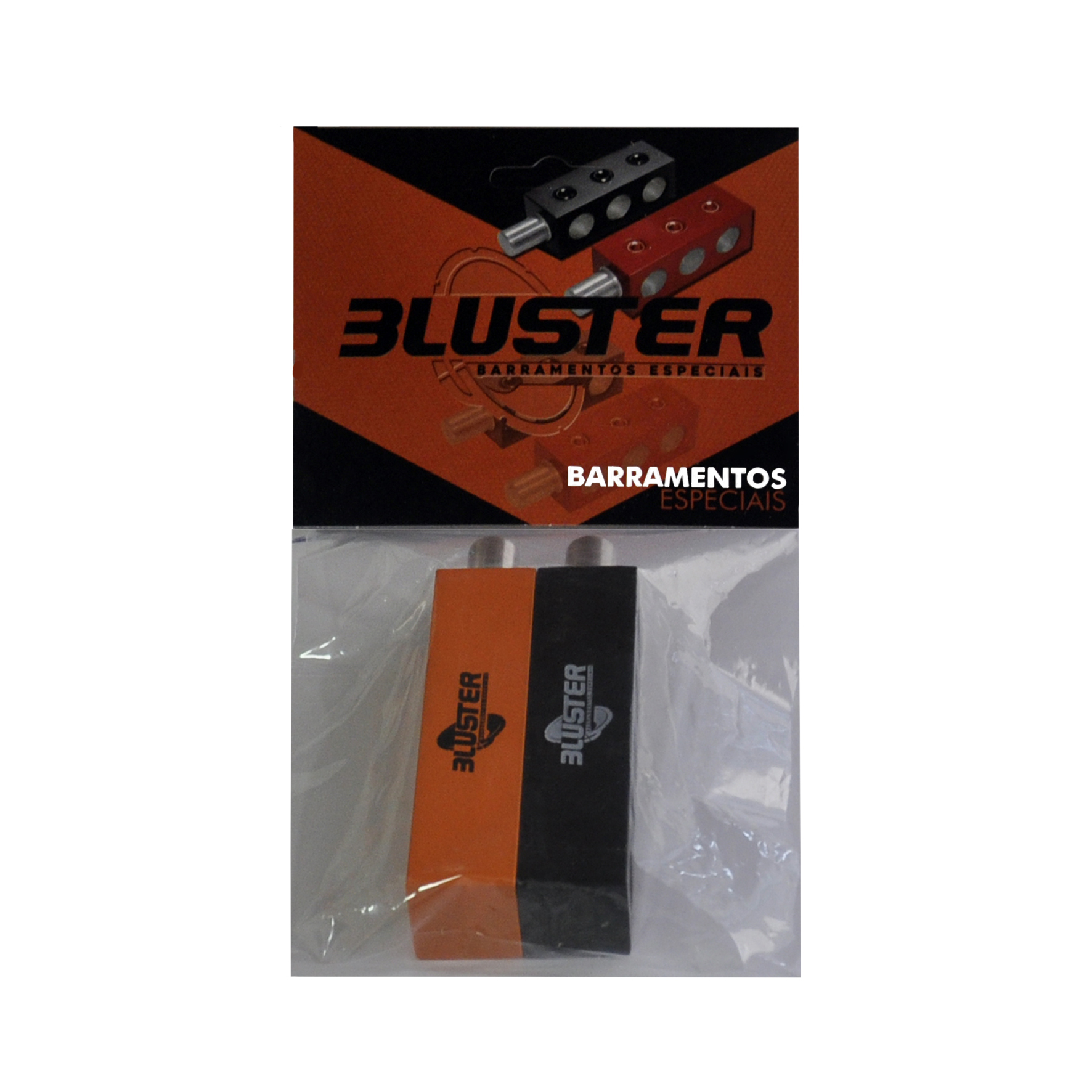 Barramento Adaptador Bluster Reto 5Vias Vista Traseira