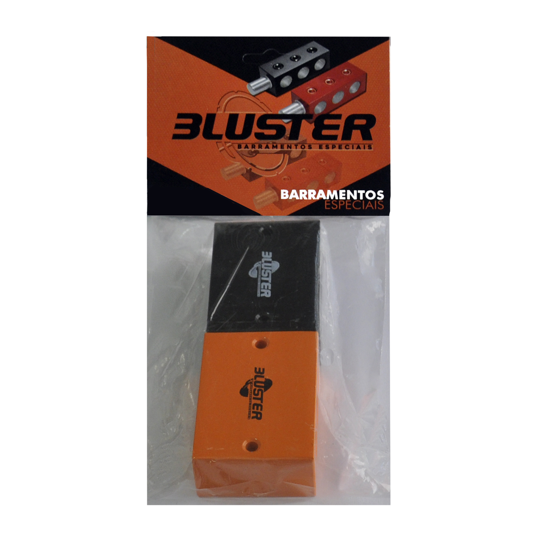 Distribuidor Bloco Bluster 3×3 Vista Traseira
