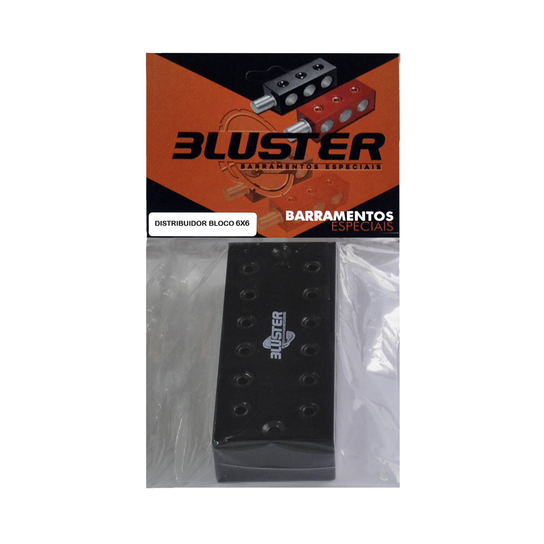 Distribuidor Bloco Bluster 6×6 Vista Superior P