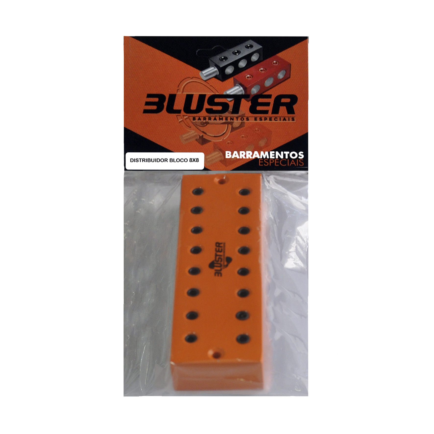 Distribuidor Bloco Bluster 8×8 Vista Superior L