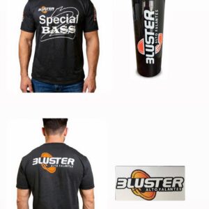 KIT CAMISETA PRETA-COPO-ADESIVO