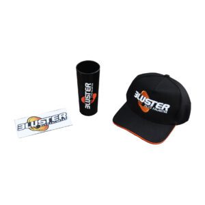 KIT BONÉ PRETO-COPO-ADESIVO BLUSTER