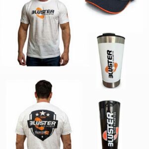 KIT CAMISETA BRANCA-BONÉ-COPO STANLEY-COPO-ADESIVO