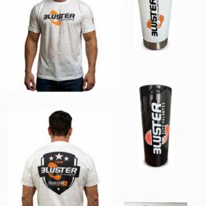 KIT CAMISETA BRANCA-COPO STANLEY-COPO-ADESIVO